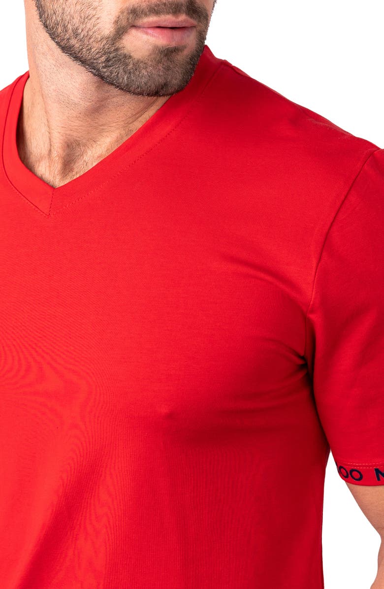 Maceoo Vivaldi Cotton V-Neck T-Shirt, Alternate, color, 