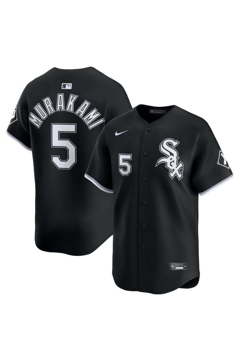 Men's Nike Munetaka Murakami Black Chicago White Sox Alternate Limited Jersey, Main, color, Black
