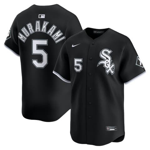 Men's Nike Munetaka Murakami Black Chicago White Sox Alternate Limited Jersey