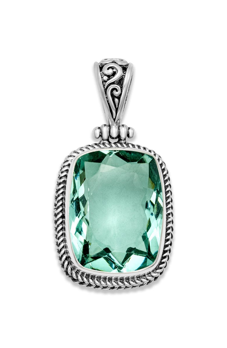 SAMUEL B. Sterling Silver Quartz Pendant, Main, color, 
