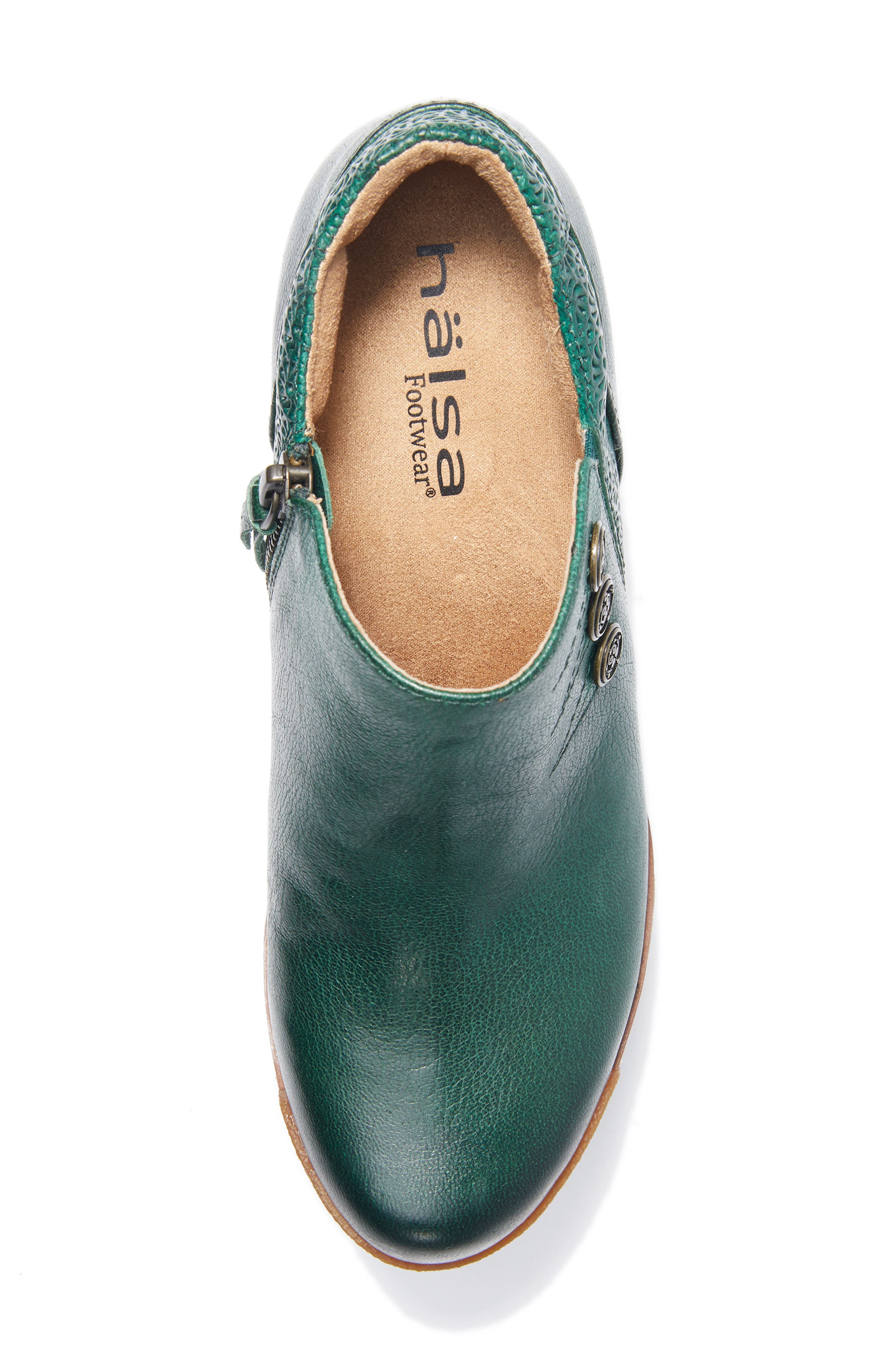 Devina Wedge Bootie, Alternate, color, DARK GREEN