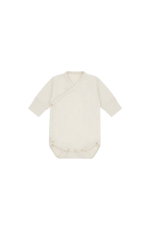 LS Organic Cotton Wrapover Bodysuit