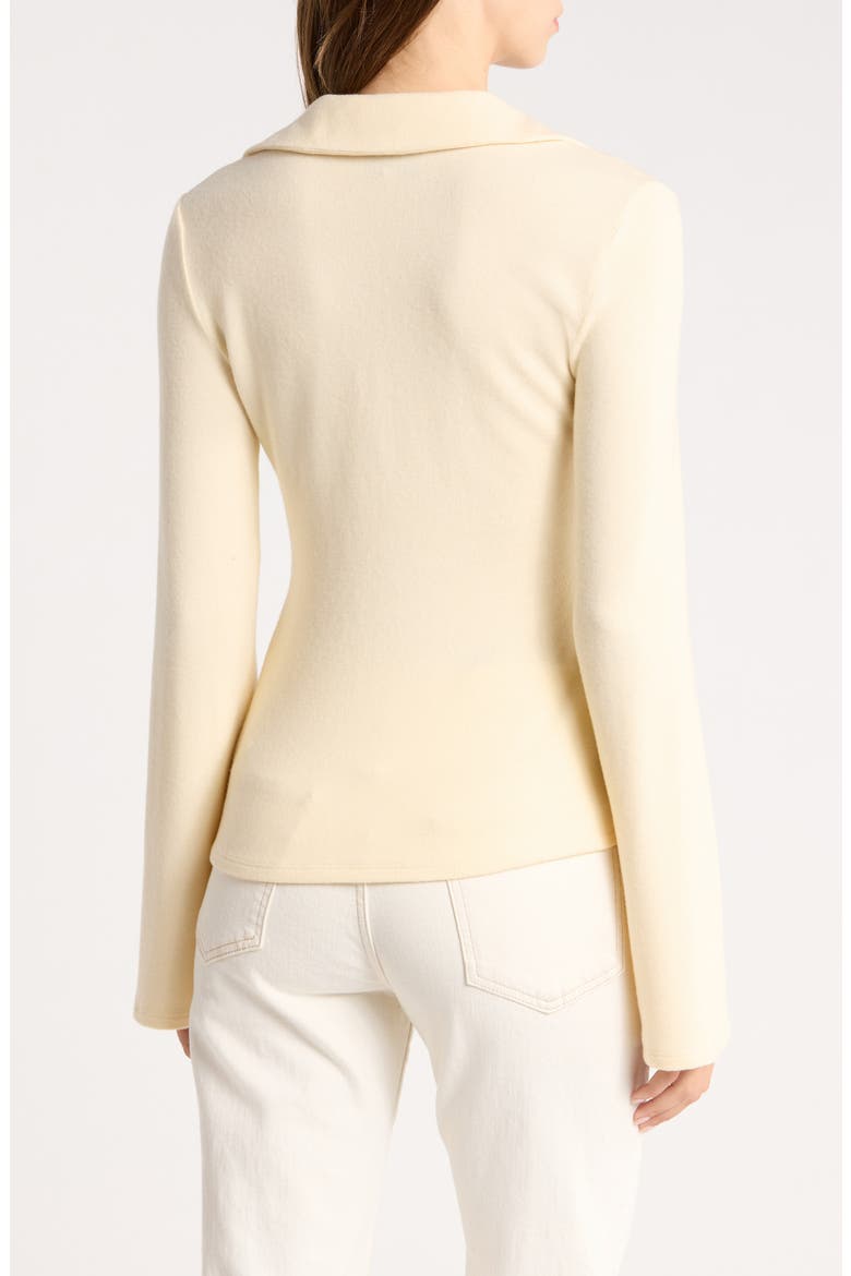 Paisley Knit Top, Alternate, color, CUSTARD