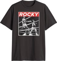 Rocky Men's Savage Punch Poster Short Sleeve Graphic T-Shirt