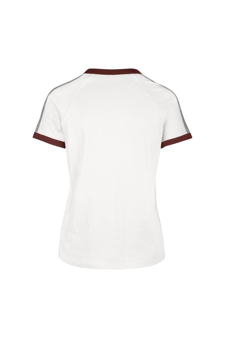 Women's '47 White Alabama Crimson Tide Sweet Heat Peyton T-Shirt, Alternate, color, White
