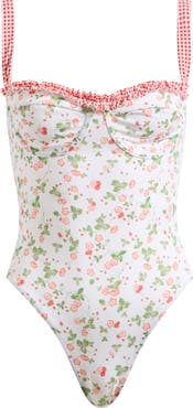 PacSun Elise Ruffle One-Piece Swimsuit