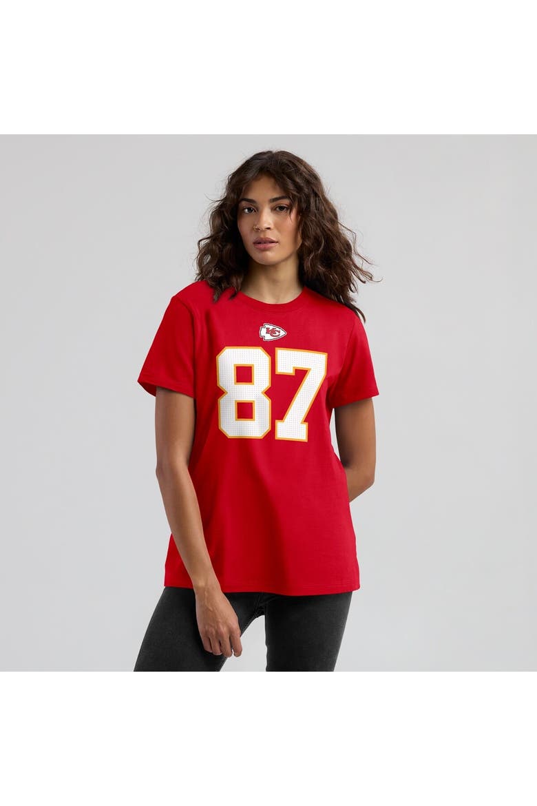 Women's Nike Travis Kelce Red Kansas City Chiefs Player Name & Number T-Shirt, Alternate, color, Red