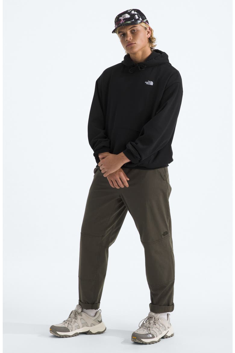 MENS EVOLUTION EMB OVERSIZED HOODIE, Alternate, color, TNF BLACK