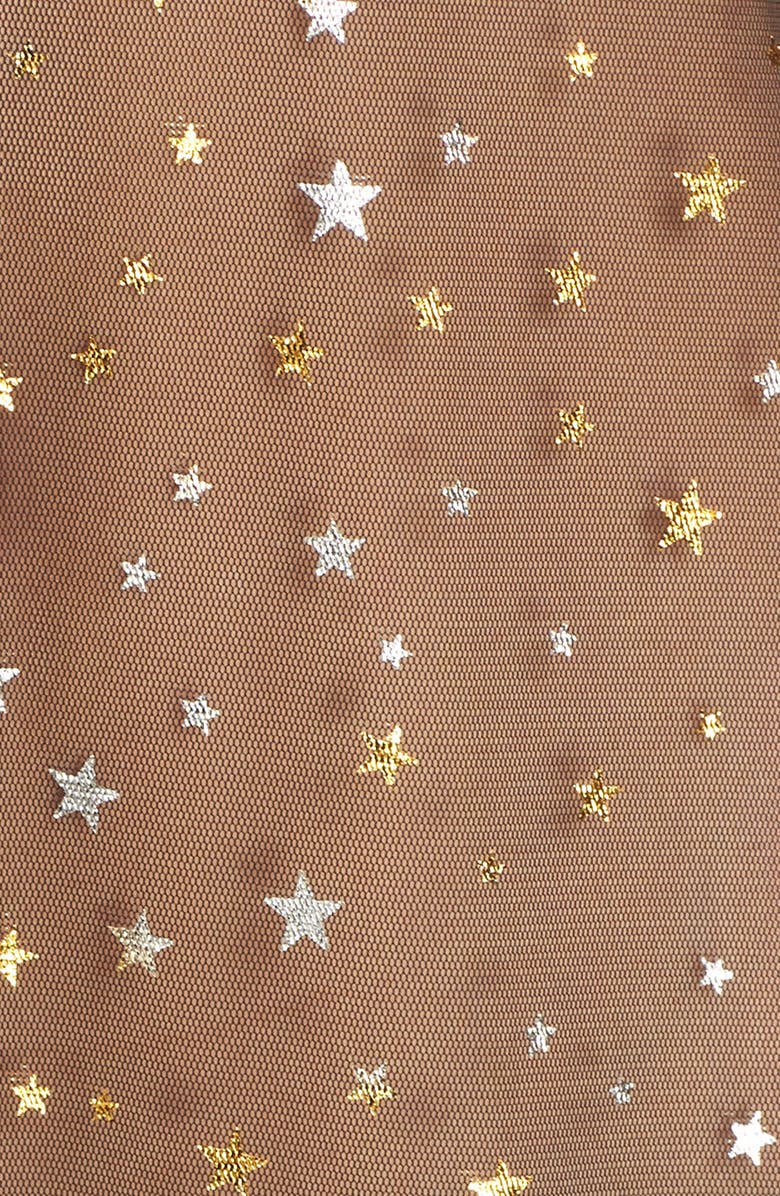 Chelsea28 Glitter Star Sheer Full Slip, Alternate, color,