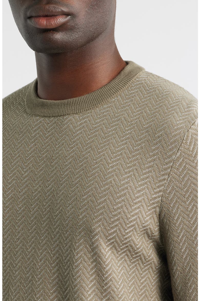 Habito Wool Sweater, Alternate, color, OPEN BROWN