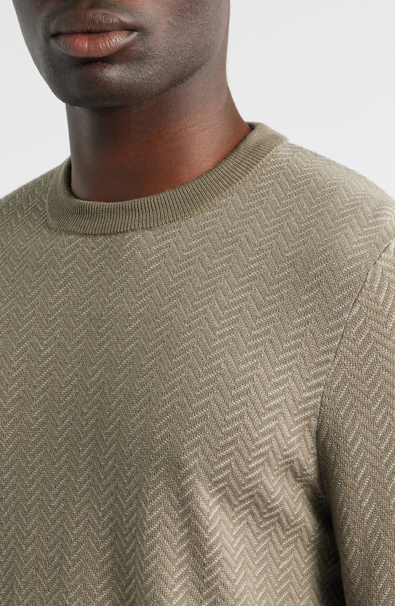 BOSS Habito Wool Sweater, Alternate, color, Open Brown