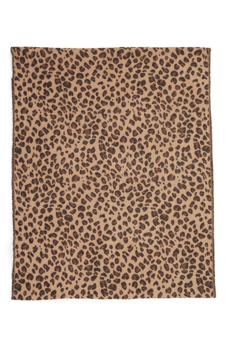 BP. Leopard Pattern Infinity Scarf, Alternate, color,