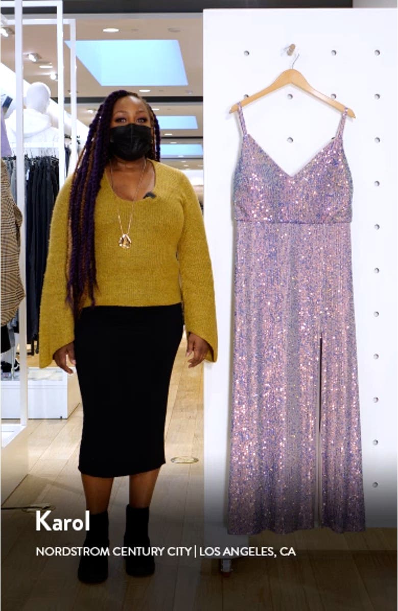 Sequin Embellished Gown, sales video thumbnail