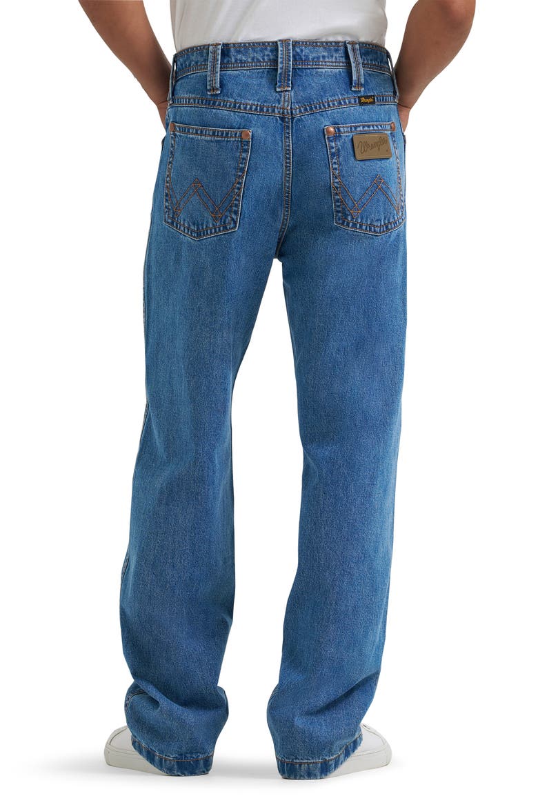 Relaxed Leg Mid Rise Jeans, Alternate, color, COWBOY FADE