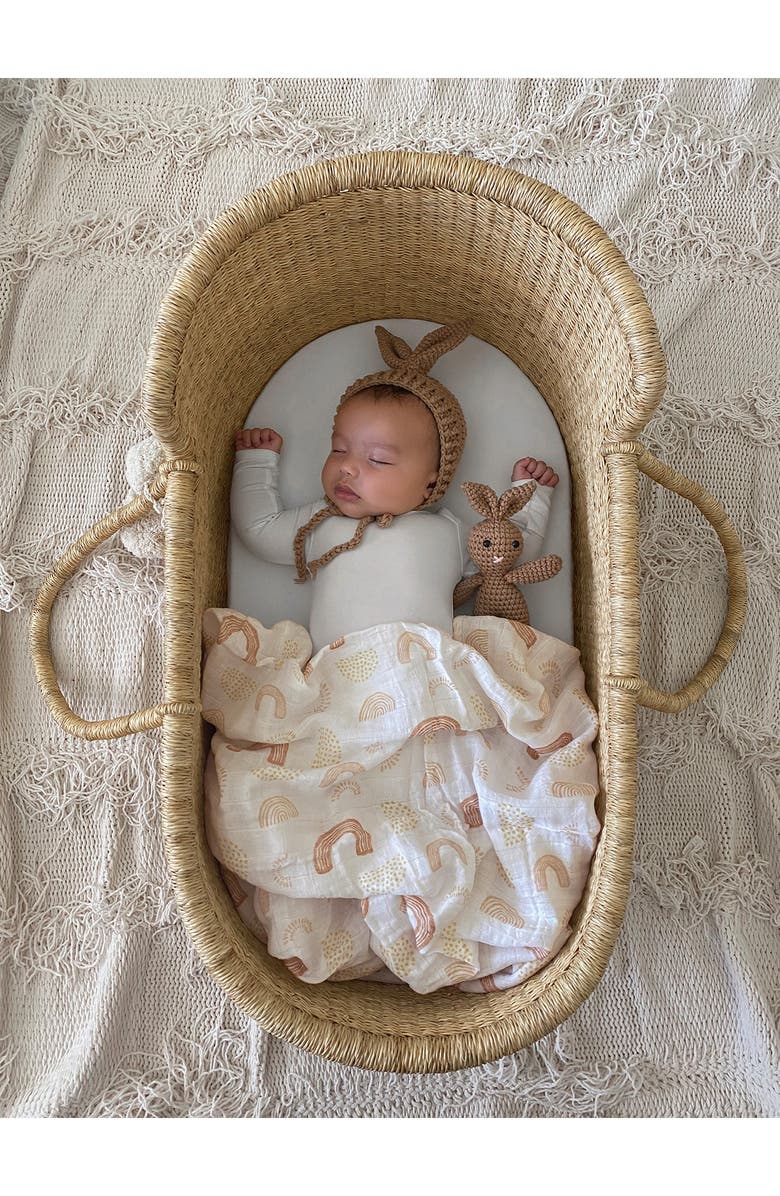 aden + anais 2-Pack Classic Swaddling Cloths, Alternate, color, Keep Rising Tan