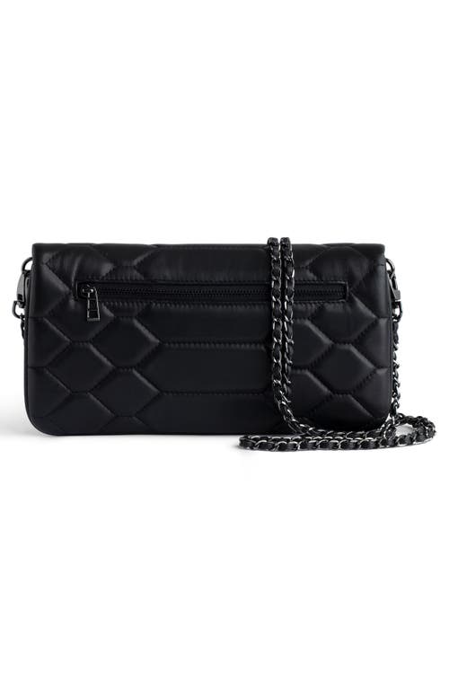 Zadig & Voltaire Rock X-large Scaled Crossbody Bag In Black
