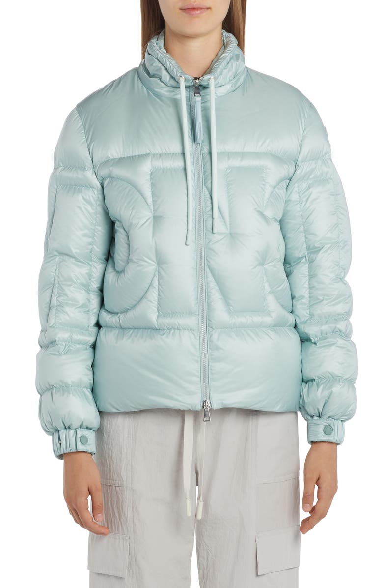 Moncler Sapins Logo Quilted Down Jacket, Alternate, color, 