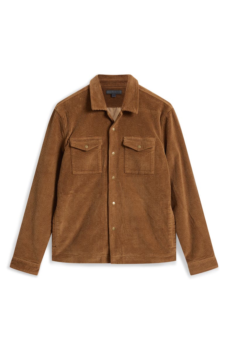 John Varvatos Derek Corduroy Shirt Jacket, Main, color, 
