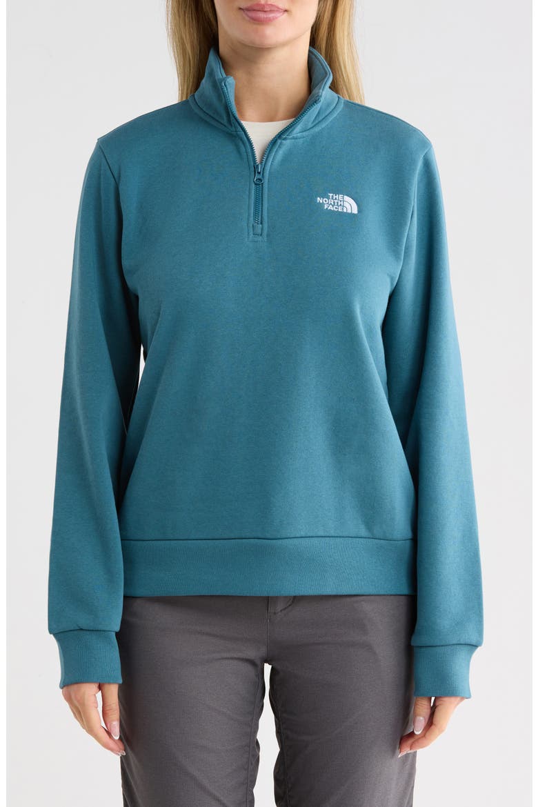 Evolution Simple Dome Quarter Zip Pullover, Main, color, SPACE