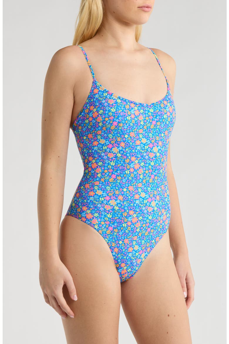 Hidden Underwire One-Piece Swimsuit, Alternate, color, ELECTRIC BLOOM