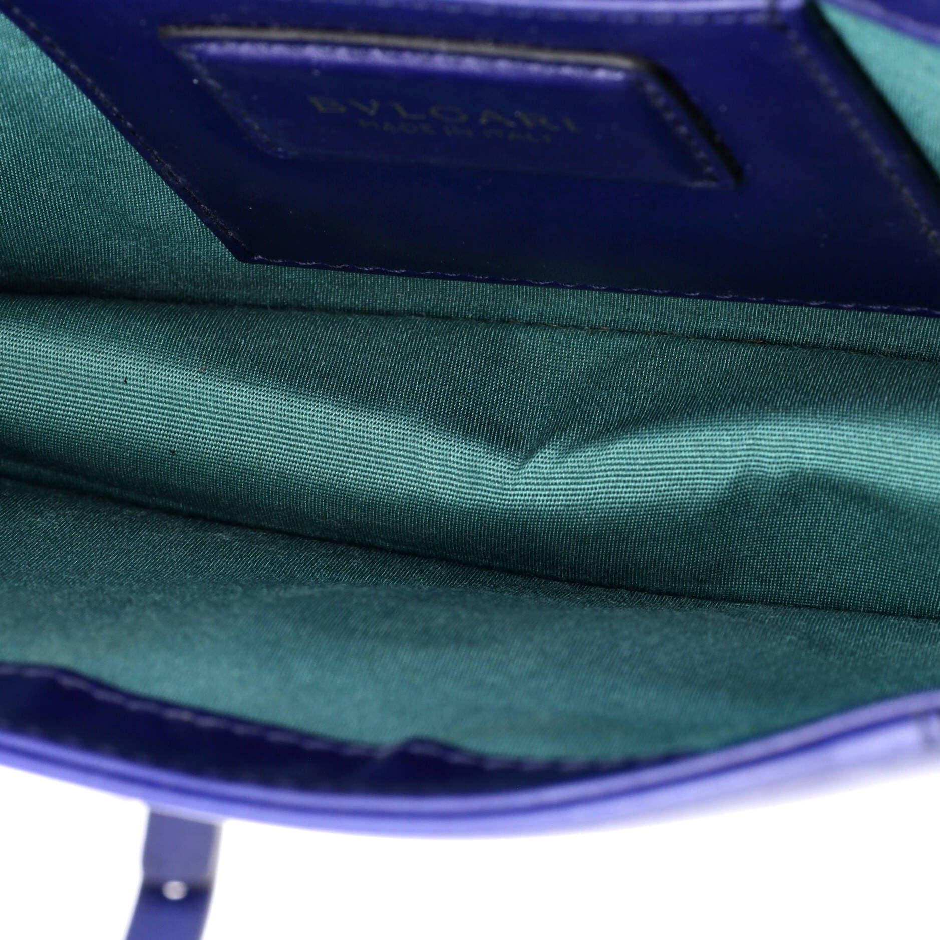 Serpenti Crossbody Bag Leather Small, Alternate, color, Blue