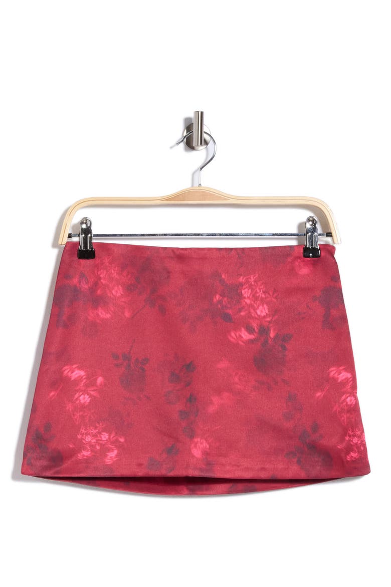 Lovesita Bow Miniskirt, Main, color, FLORAL