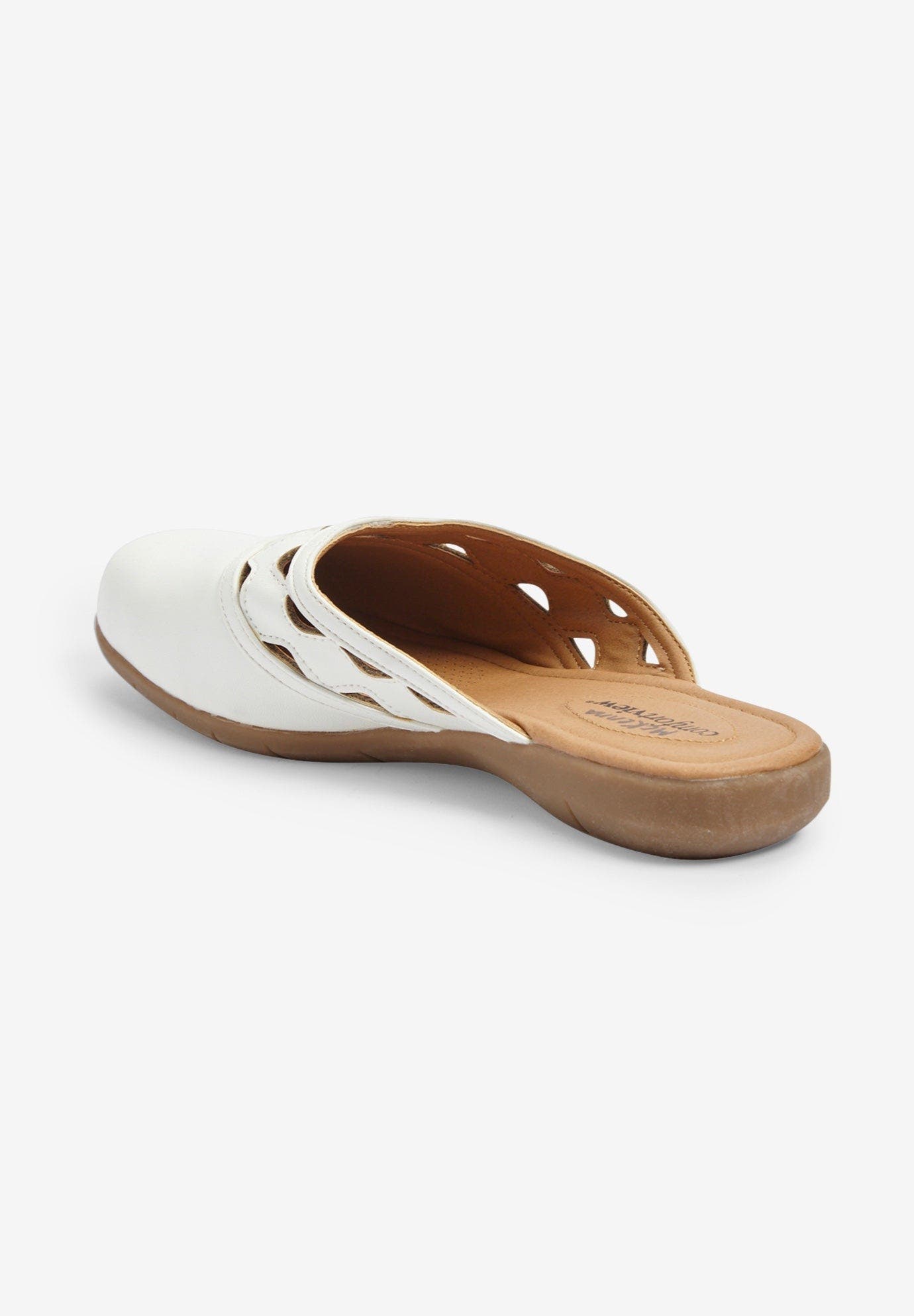 The Mckenna Slip On Mule, Alternate, color, WHITE