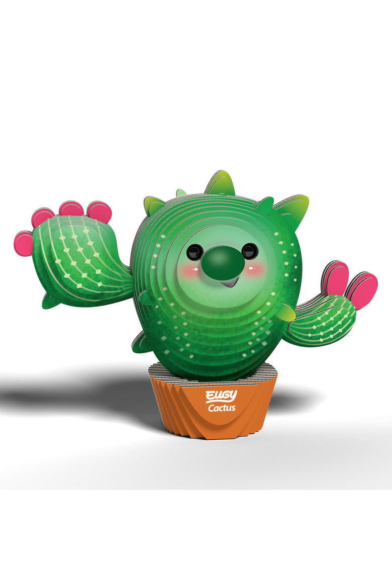 Cactus 3D Puzzle - contains 44 puzzle pieces, Alternate, color, None