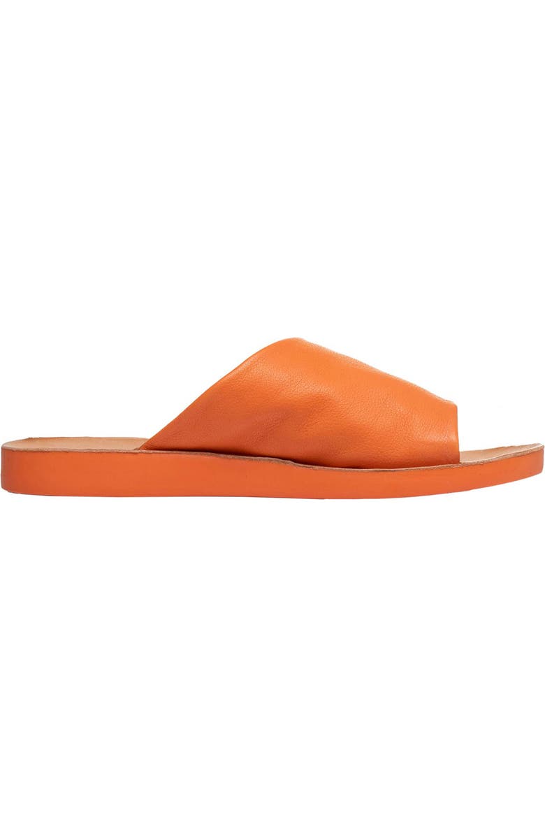 ANTELOPE Ami Leather Slide Sandal, Alternate, color, Orange