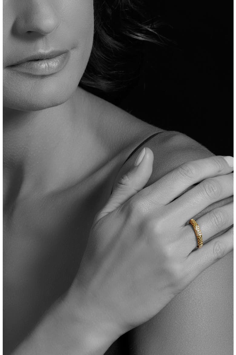 Caviar Diamond Ring, Alternate, color, GOLD