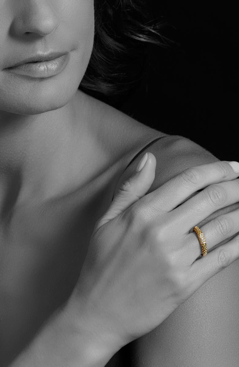 LAGOS Caviar Diamond Ring, Alternate, color, 