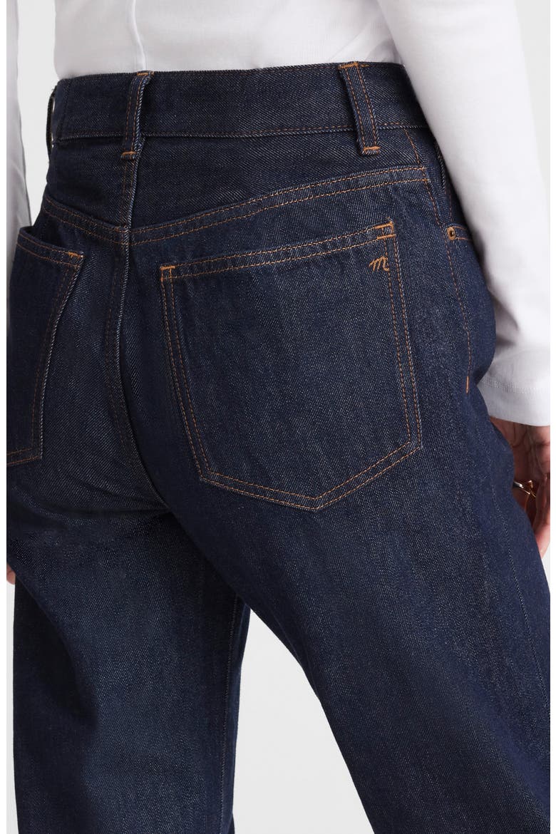 Longline Straight Leg Jeans, Alternate, color, RINSE WASH