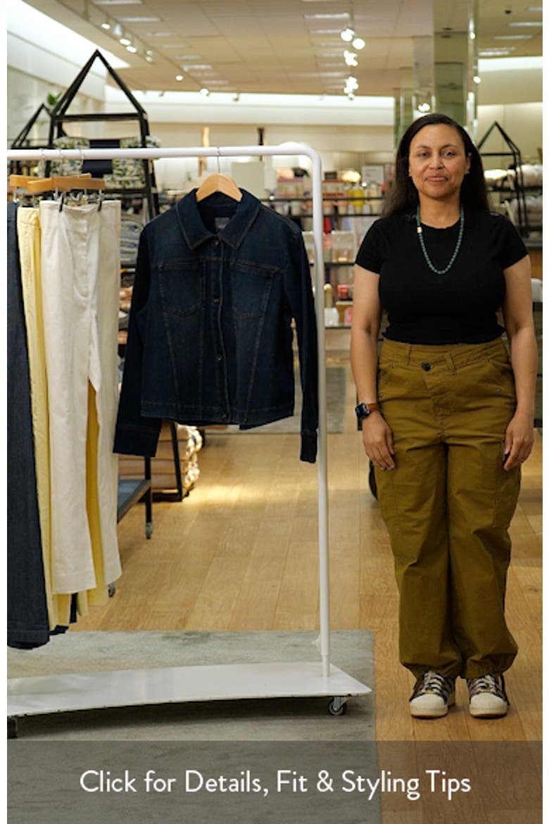 Curve Hem Denim Jacket video