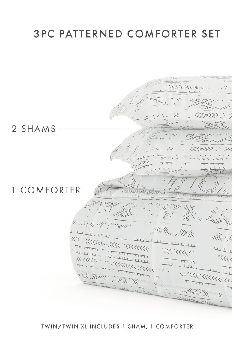 Light Gray Premium Microfiber Comforter, Alternate, color, LIGHT GRAY