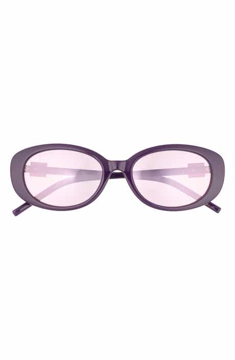 Gucci 55mm Oval Sunglasses