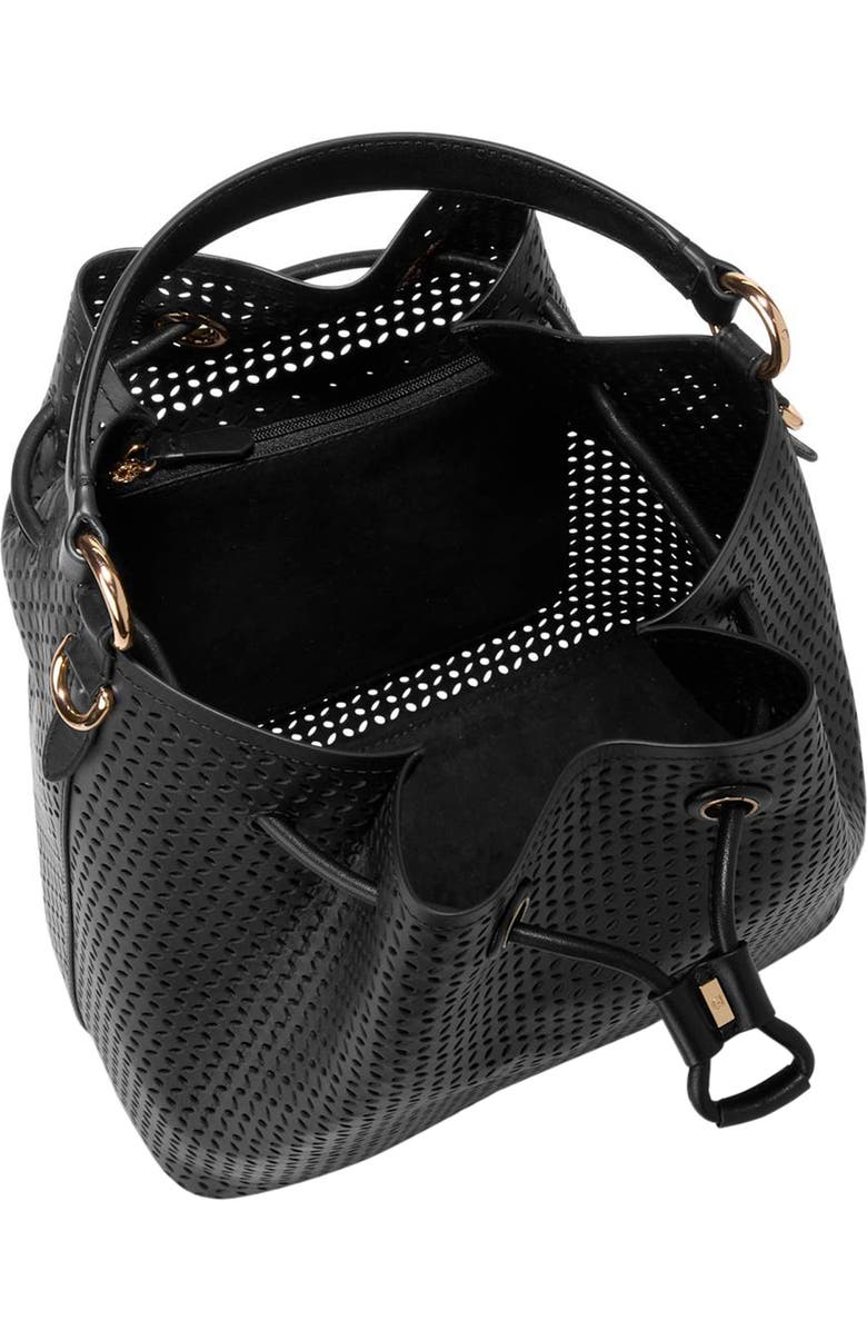 Cole Haan Lidia Perforated Leather Bucket Bag, Alternate, color,