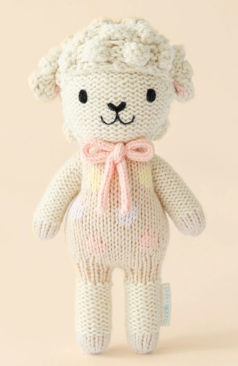 cuddle+kind Tiny Lucy the Lamb Stuffed Animal, Alternate, color, Ivory