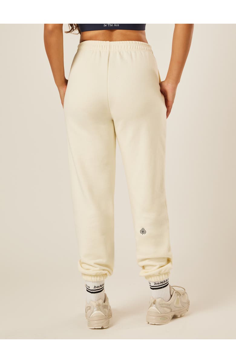 Be Athletica Varsity Athletica Cuffed Joggers, Alternate, color, Marshmallow