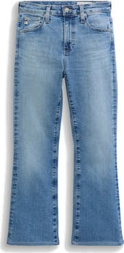 AG Farrah Mid Rise Crop Bootcut Jeans