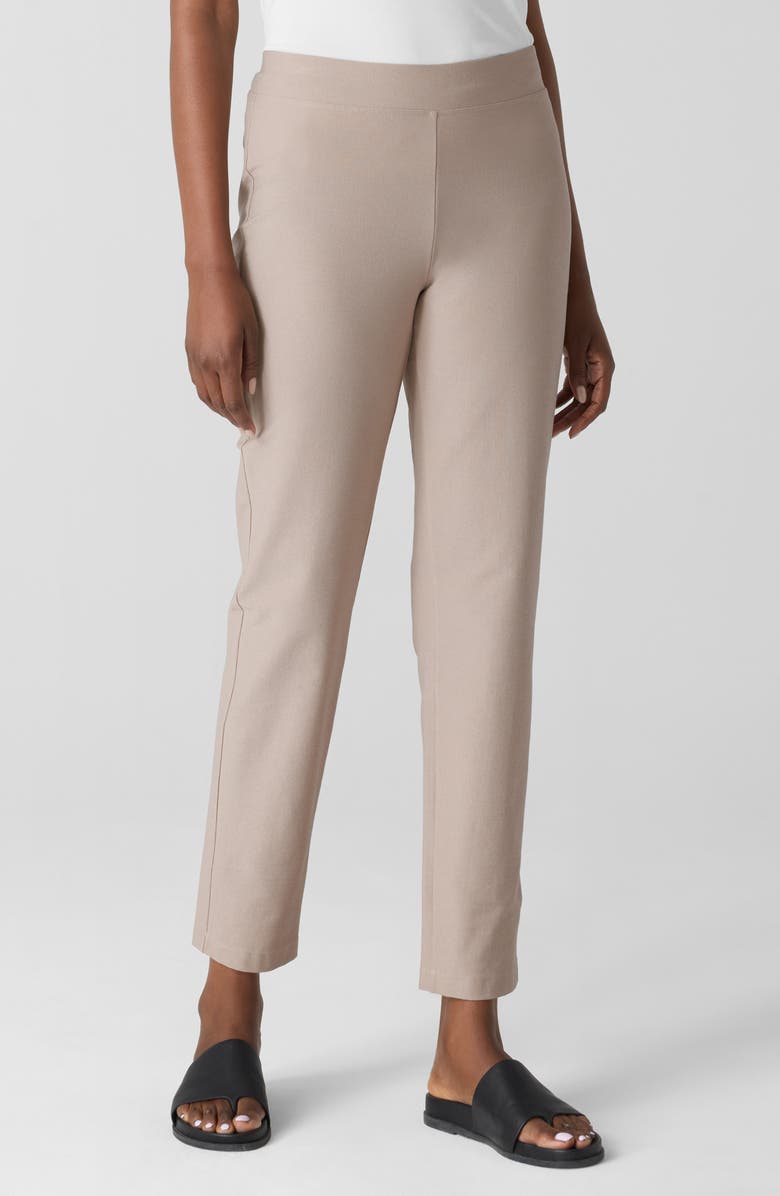 Eileen Fisher Slim Ankle Pants, Main, color, Wheat