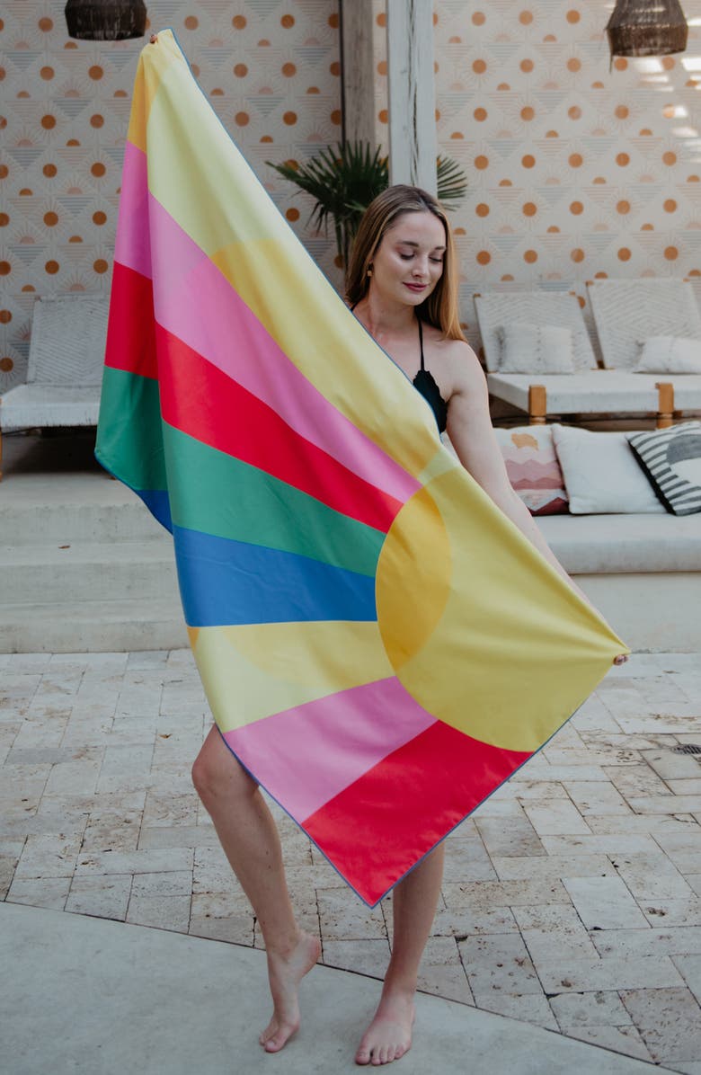 Katydid Ray of Sunshine Quick Dry Beach Towel, Alternate, color, Ray Of Sunshine