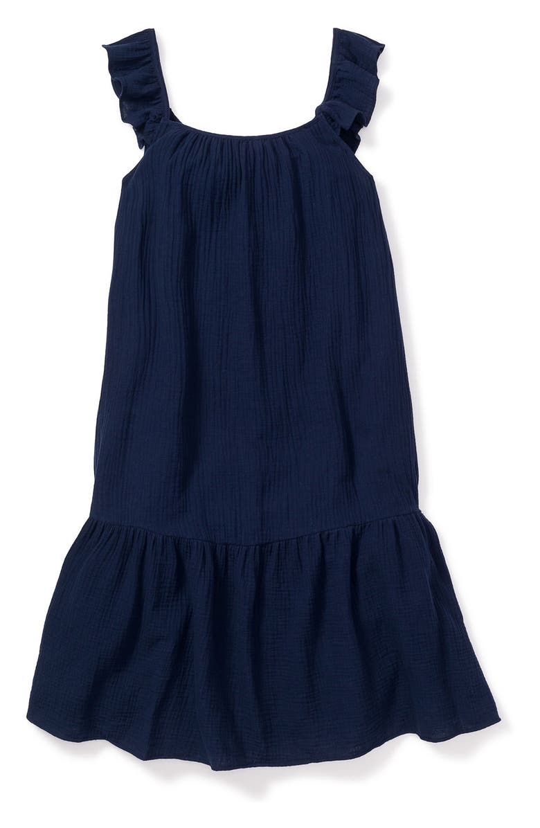 Petite Plume Celeste Cotton Gauze Nightgown, Alternate, color,