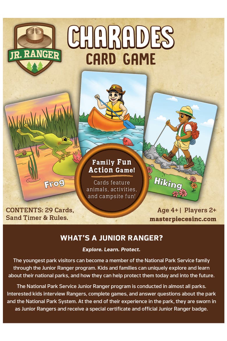 Jr. Ranger Charades Card Game, Alternate, color, Multicolor