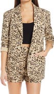 Endless Rose Animal Print Blazer