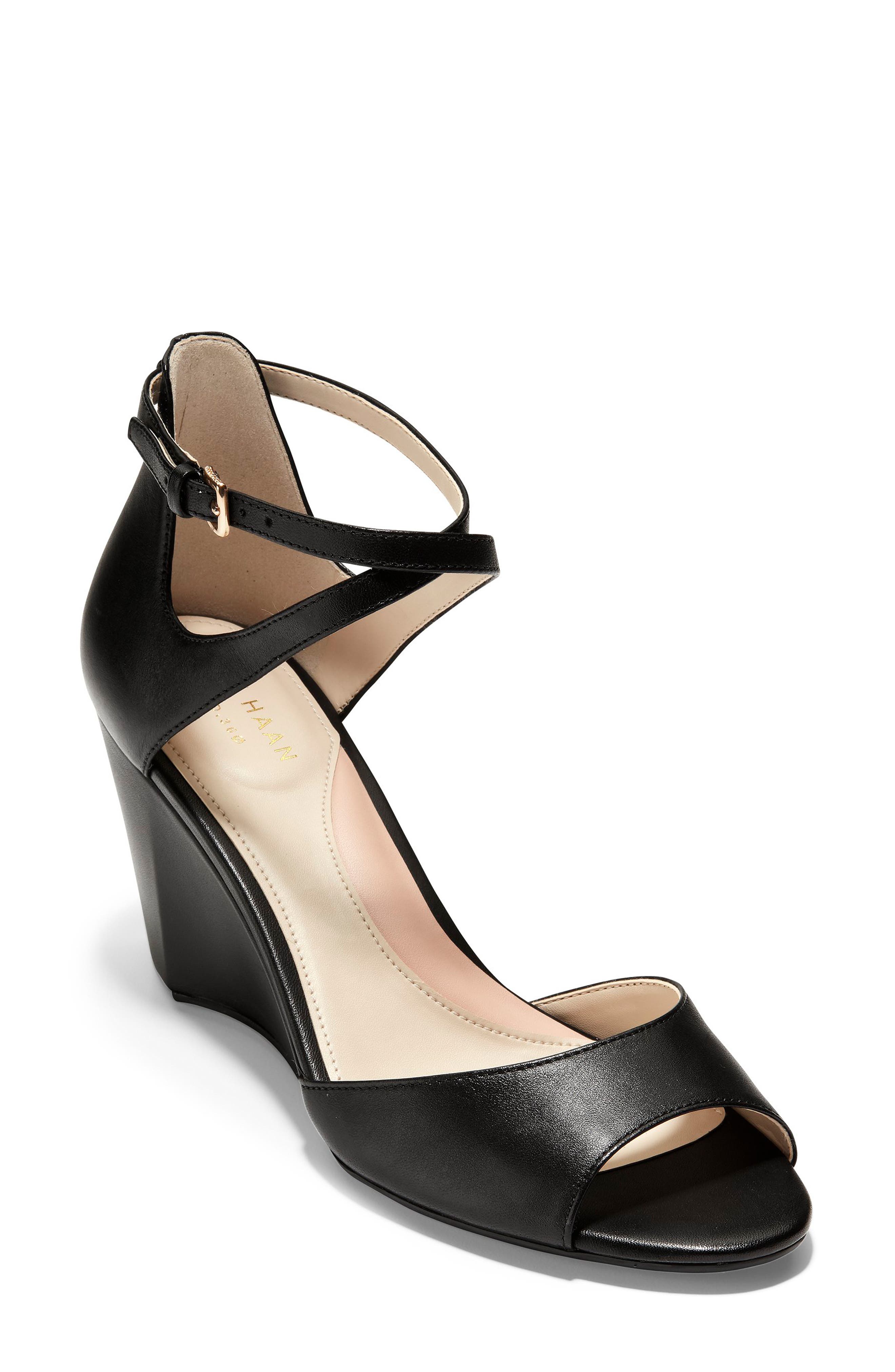 Cole Haan Sadie Open Toe Wedge Sandal, Main, color, 