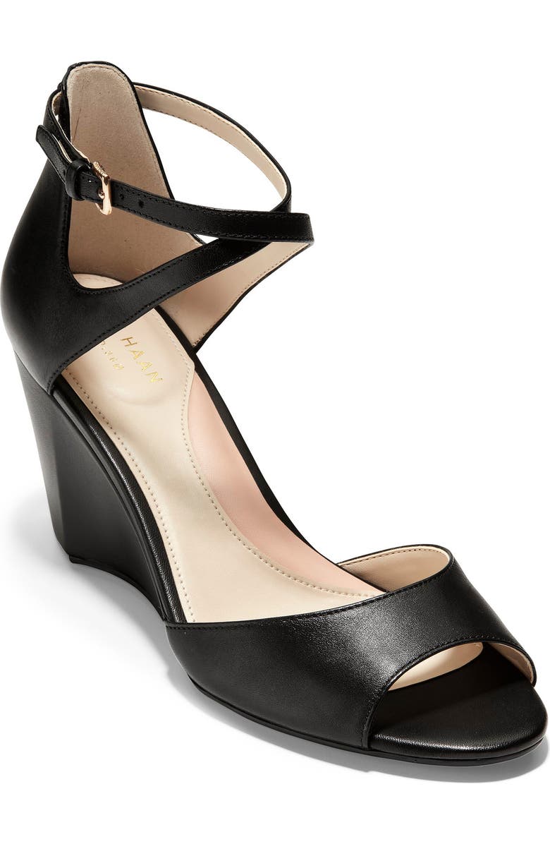 Cole Haan Sadie Open Toe Wedge Sandal, Main, color,
