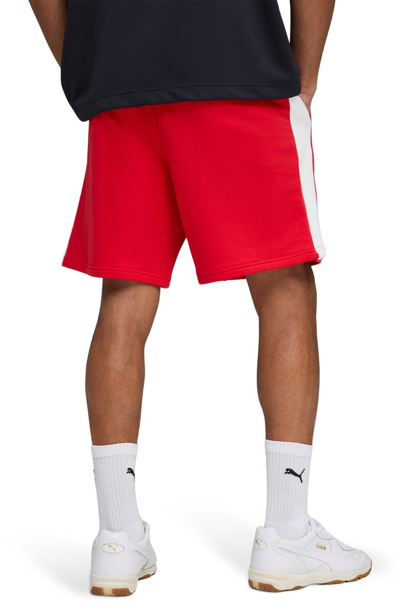 PUMA T7 Relaxed Shorts, Alternate, color, For All Time Red