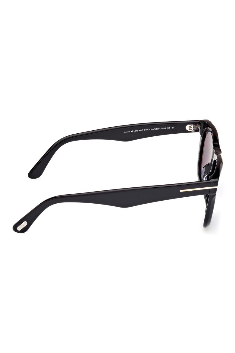 Kendel 54mm Square Sunglasses, Alternate, color, BLACK ECO / T LOGO