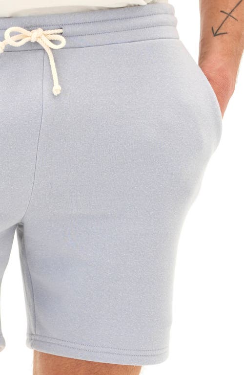 Threads 4 Thought Garrett Drawstring Fleece Shorts In Sea Mist