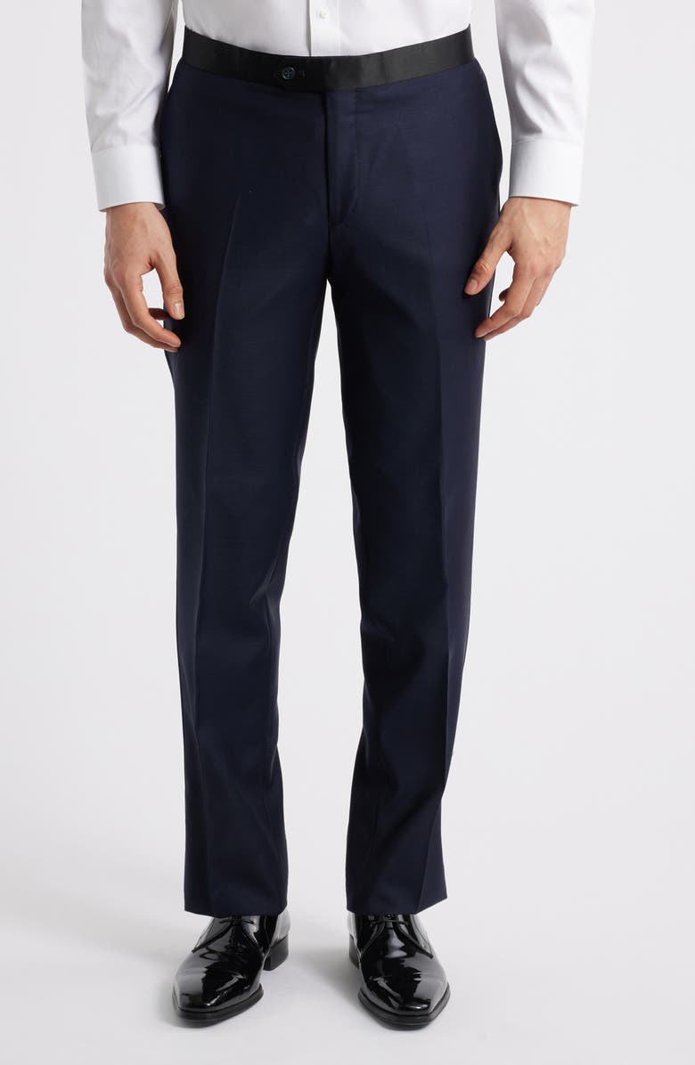 ZANETTI Matteo Slim Fit Navy Wool Tuxedo, Alternate, color, Navy